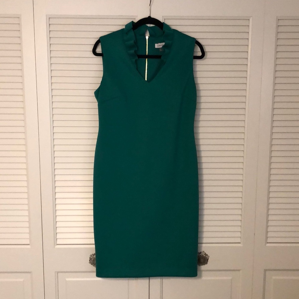 Green CK Dress